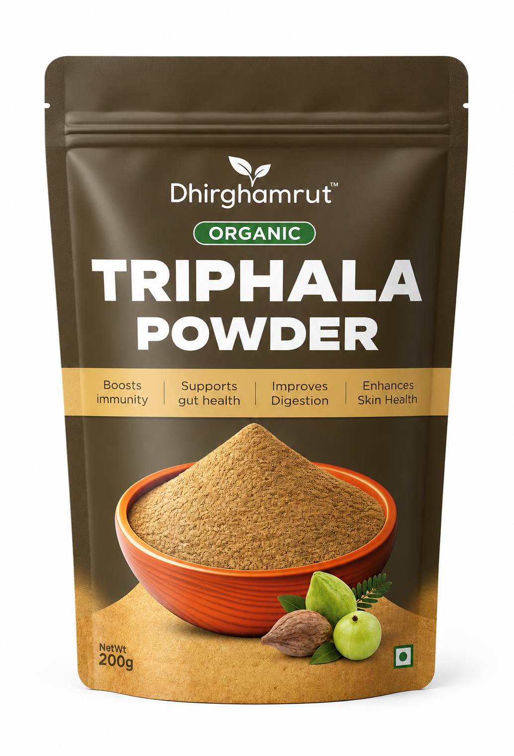 Organic Triphala Powder 200g