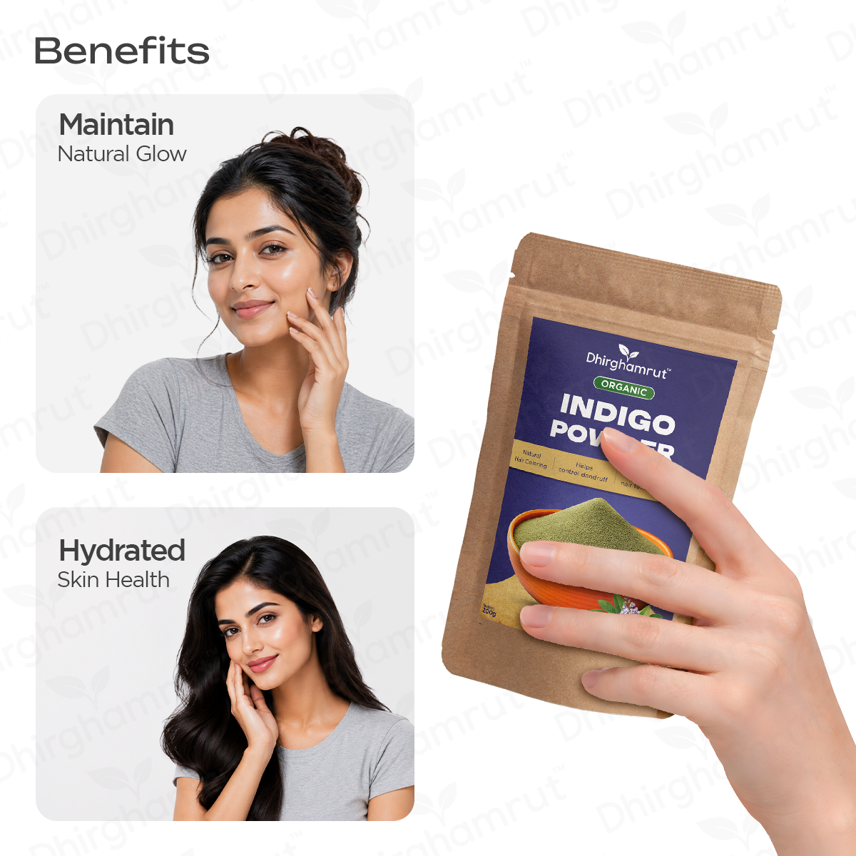 Natural Indigo Leaf Powder 200g