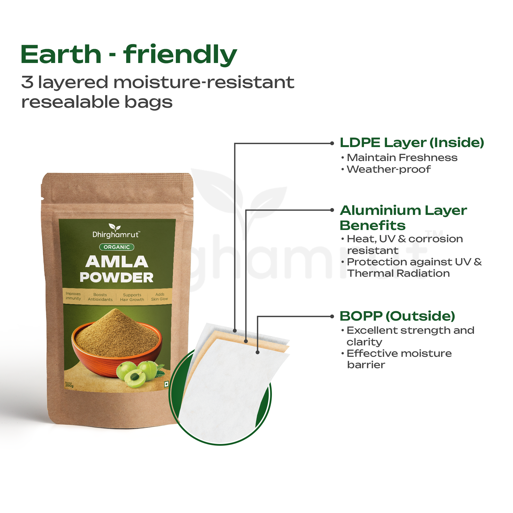 Organic Amla Powder 200g
