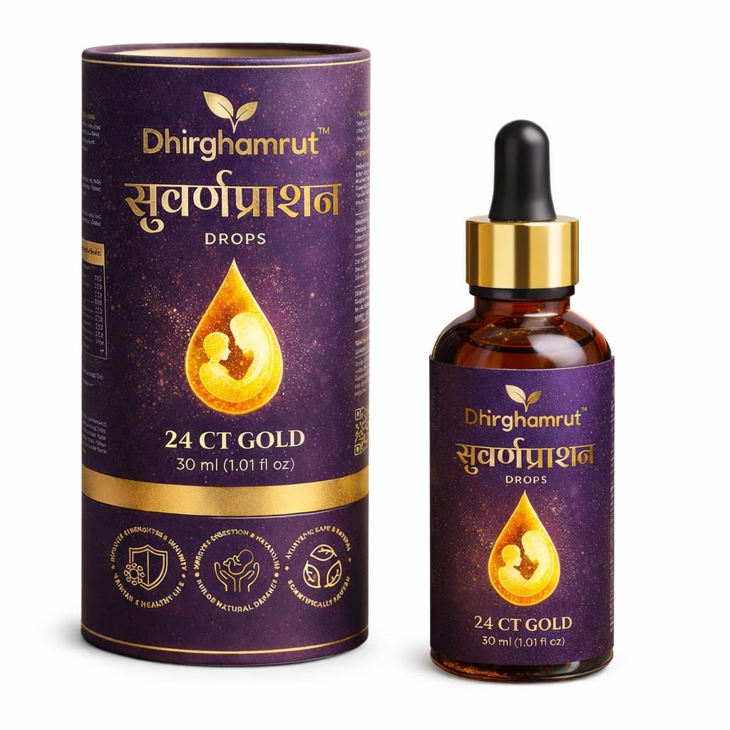 Suvarna Prashan Drops with 24K Gold