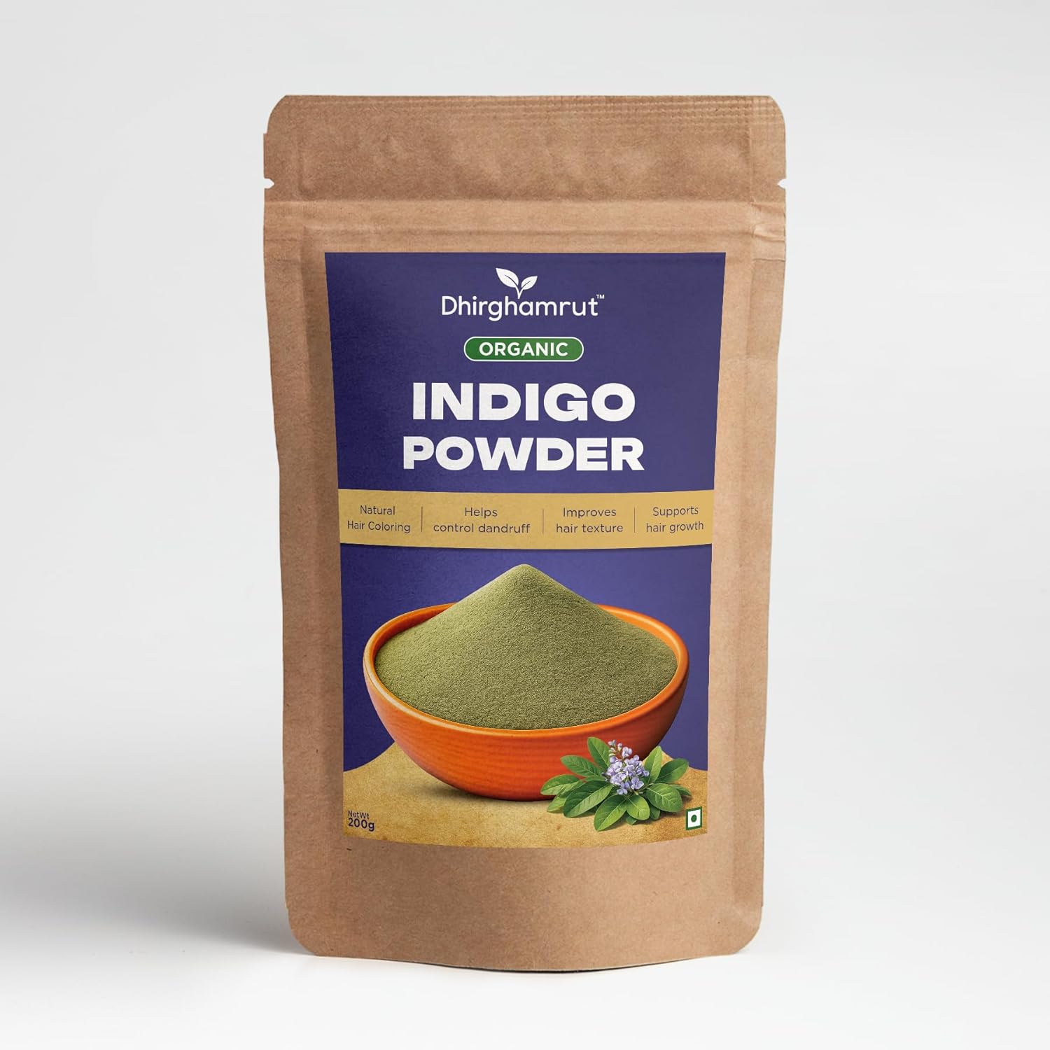 Natural Indigo Leaf Powder 200g