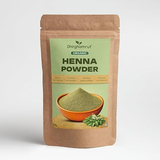 Organic Herbal Henna Powder 200g