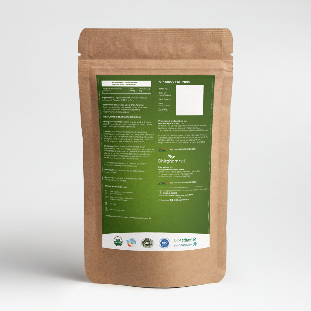 Organic Wheatgrass Powder 200g