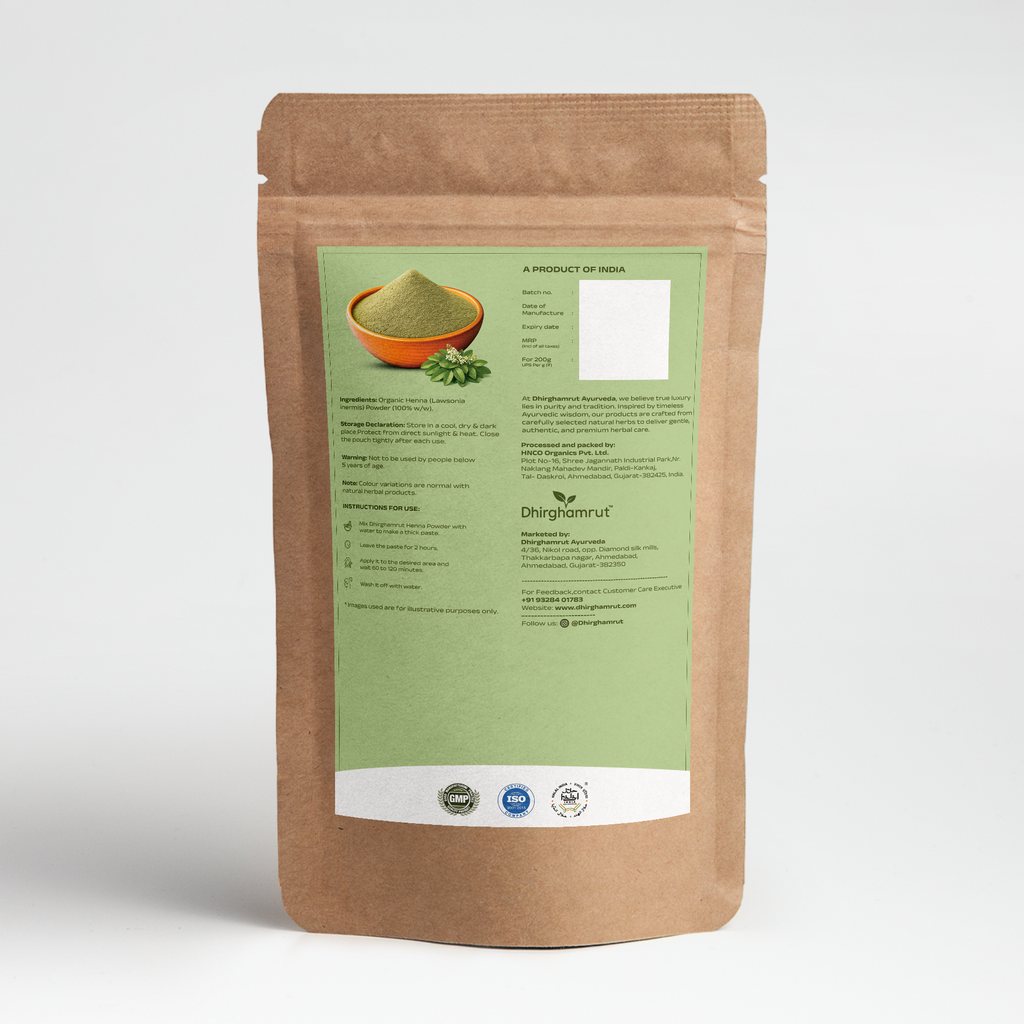 Organic Herbal Henna Powder 200g