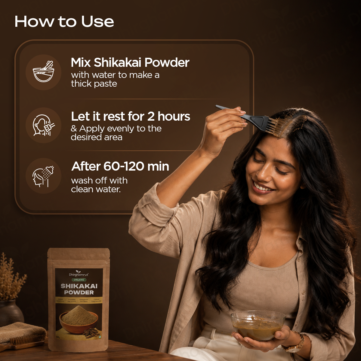 Shikakai Powder for Hair Wash 200g