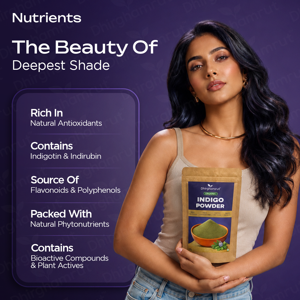 Natural Indigo Leaf Powder 200g