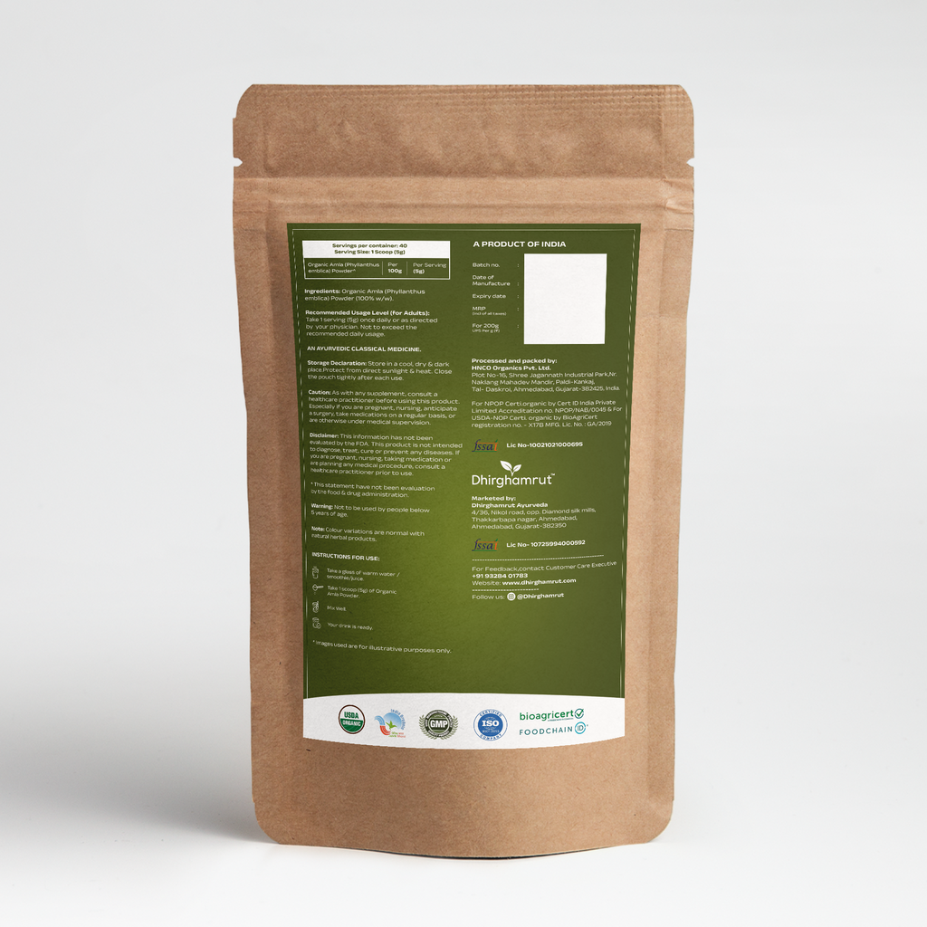 Organic Amla Powder 200g