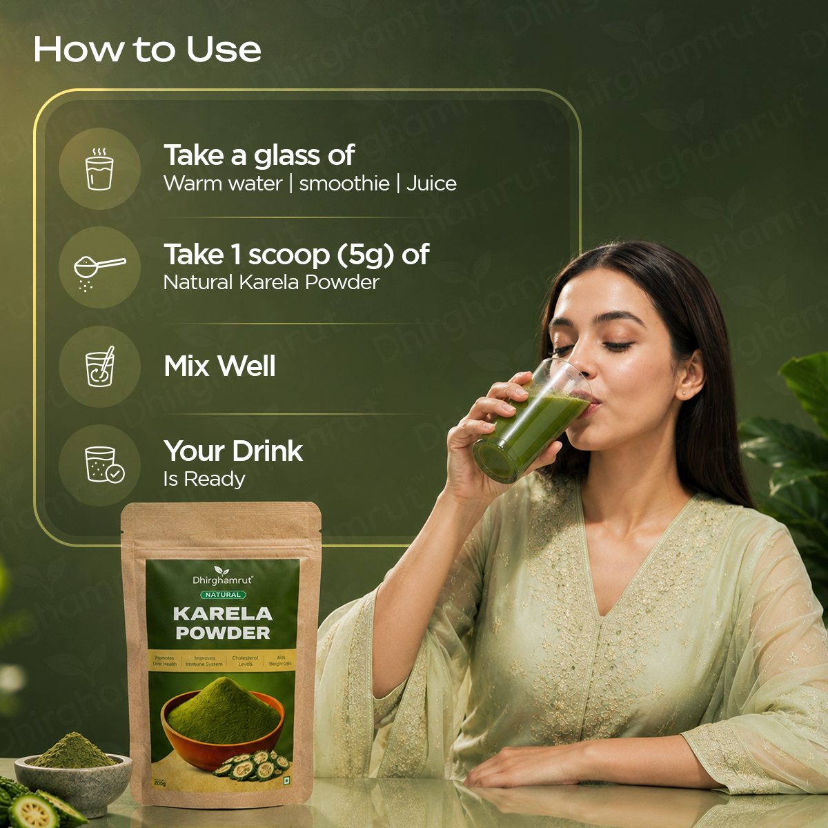 Pure Karela Powder 200g